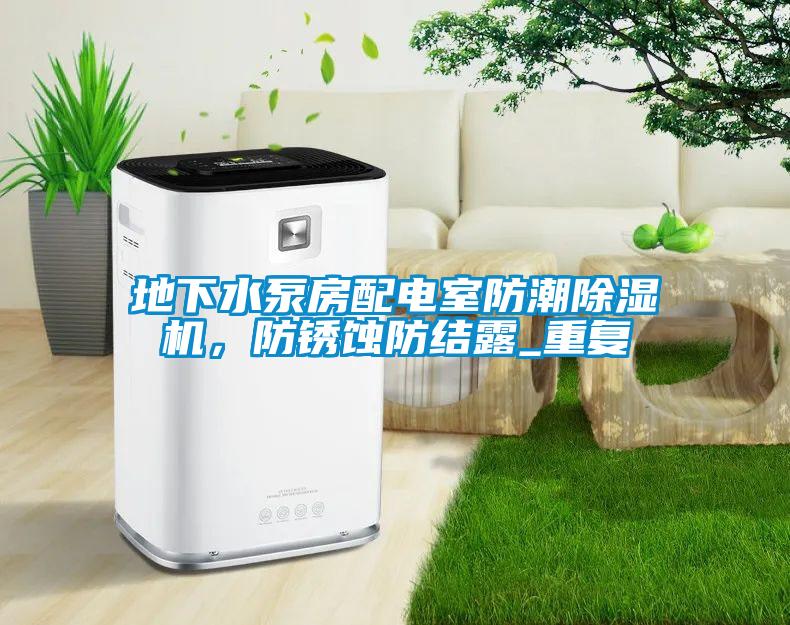 地下水泵房配電室防潮除濕機(jī)，防銹蝕防結(jié)露_重復(fù)