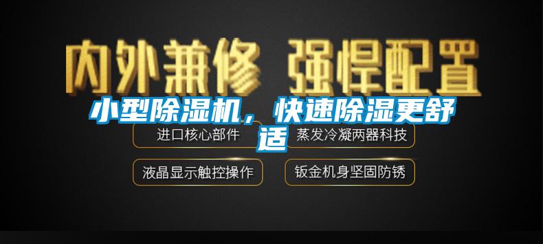 小型除濕機，快速除濕更舒適
