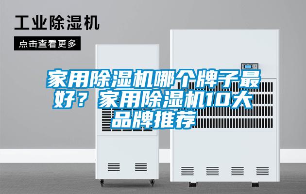 家用除濕機哪個牌子最好？家用除濕機10大品牌推薦
