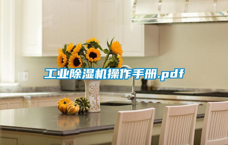 工業(yè)除濕機操作手冊.pdf