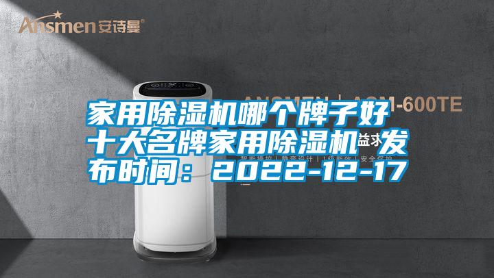 家用除濕機哪個牌子好 十大名牌家用除濕機 發(fā)布時間：2022-12-17