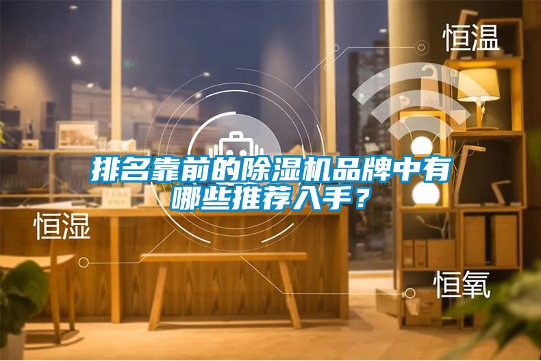 排名靠前的除濕機(jī)品牌中有哪些推薦入手？