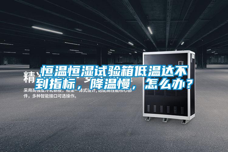 恒溫恒濕試驗箱低溫達不到指標，降溫慢，怎么辦？