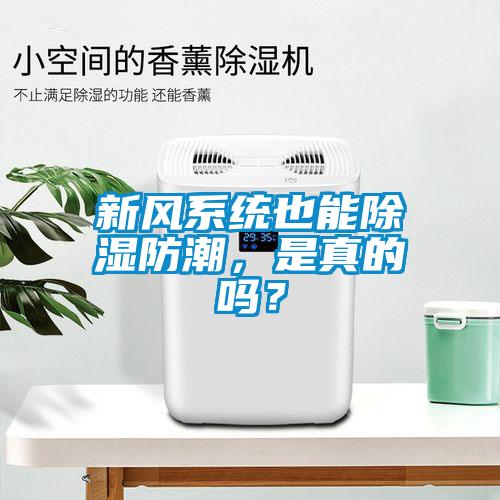 新風(fēng)系統(tǒng)也能除濕防潮，是真的嗎？