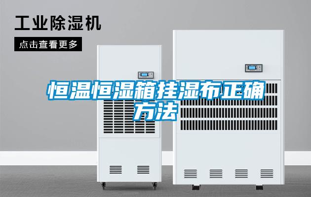 恒溫恒濕箱掛濕布正確方法