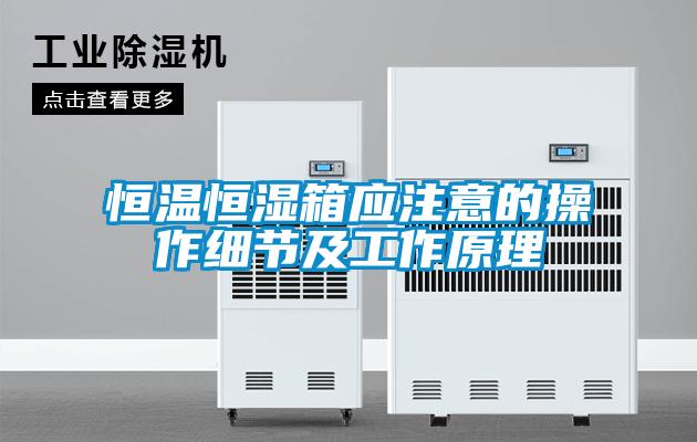 恒溫恒濕箱應(yīng)注意的操作細(xì)節(jié)及工作原理