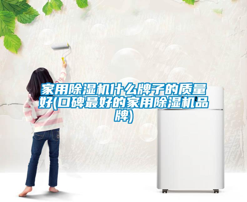 家用除濕機什么牌子的質(zhì)量好(口碑最好的家用除濕機品牌)