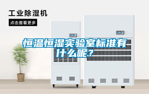 恒溫恒濕實(shí)驗(yàn)室標(biāo)準(zhǔn)有什么呢？