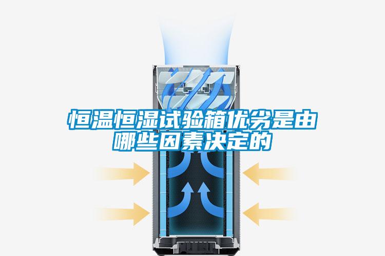 恒溫恒濕試驗箱優(yōu)劣是由哪些因素決定的