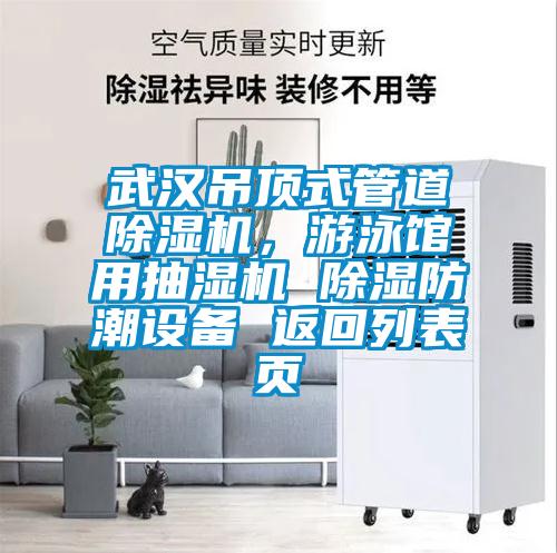 武漢吊頂式管道除濕機(jī)，游泳館用抽濕機(jī) 除濕防潮設(shè)備 返回列表頁(yè)
