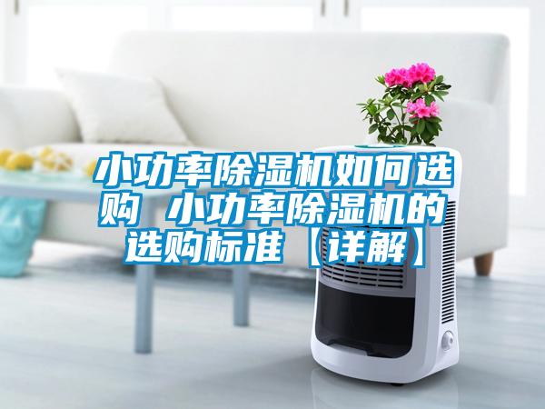 小功率除濕機(jī)如何選購 小功率除濕機(jī)的選購標(biāo)準(zhǔn)【詳解】