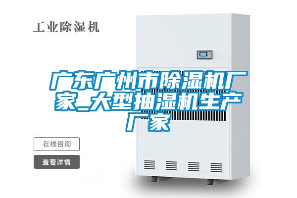 廣東廣州市除濕機廠家_大型抽濕機生產(chǎn)廠家