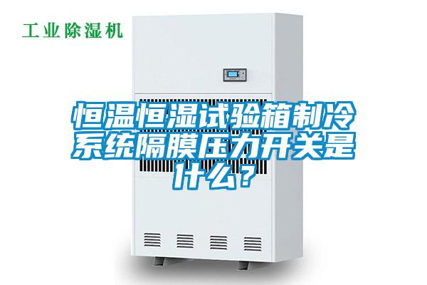 恒溫恒濕試驗(yàn)箱制冷系統(tǒng)隔膜壓力開(kāi)關(guān)是什么？