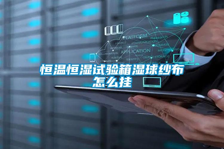 恒溫恒濕試驗(yàn)箱濕球紗布怎么掛