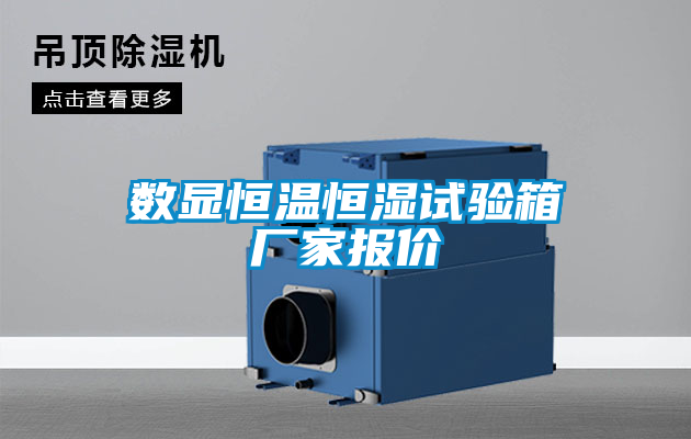 數(shù)顯恒溫恒濕試驗箱廠家報價