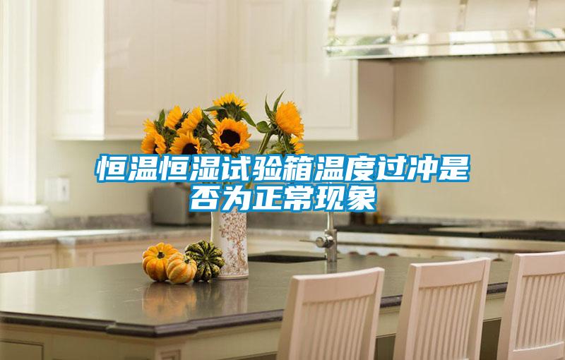 恒溫恒濕試驗箱溫度過沖是否為正?，F(xiàn)象