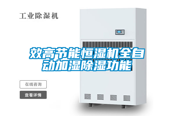 效高節(jié)能恒濕機(jī)全自動加濕除濕功能