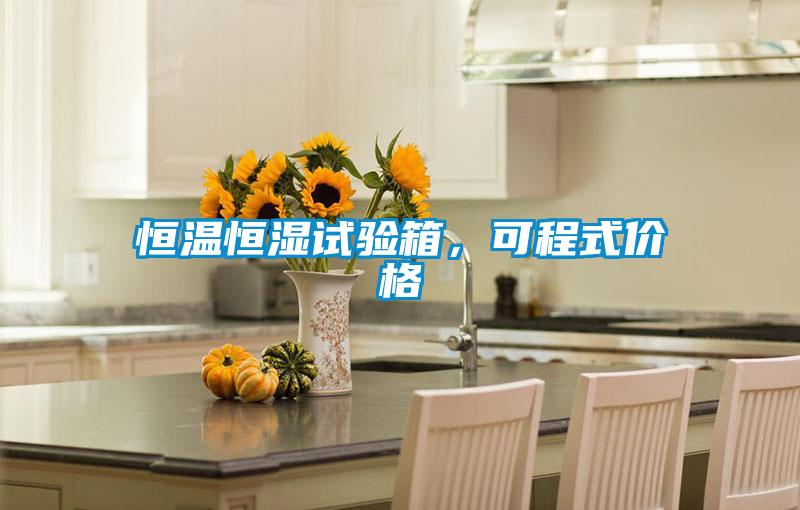 恒溫恒濕試驗箱，可程式價格