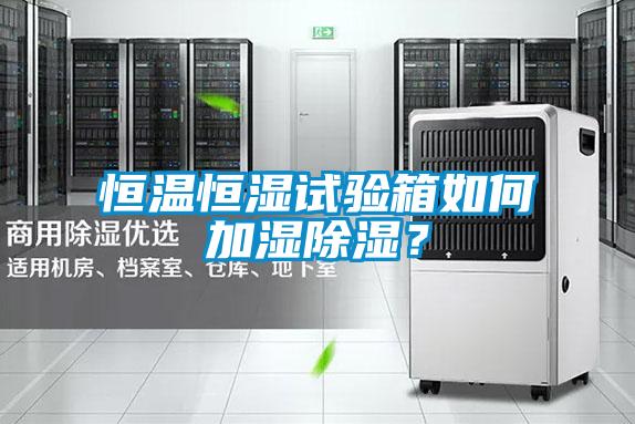 恒溫恒濕試驗(yàn)箱如何加濕除濕？
