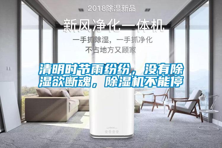 清明時節(jié)雨紛紛，沒有除濕欲斷魂，除濕機不能停