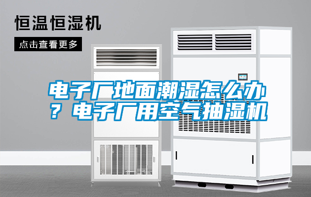電子廠地面潮濕怎么辦？電子廠用空氣抽濕機(jī)