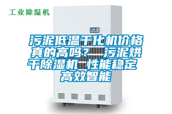 污泥低溫干化機(jī)價(jià)格真的高嗎？ 污泥烘干除濕機(jī) 性能穩(wěn)定 高效智能