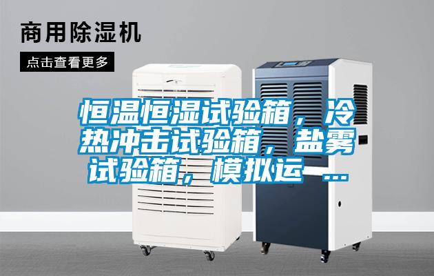 恒溫恒濕試驗(yàn)箱，冷熱沖擊試驗(yàn)箱，鹽霧試驗(yàn)箱，模擬運(yùn) ...