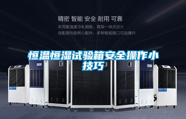 恒溫恒濕試驗箱安全操作小技巧
