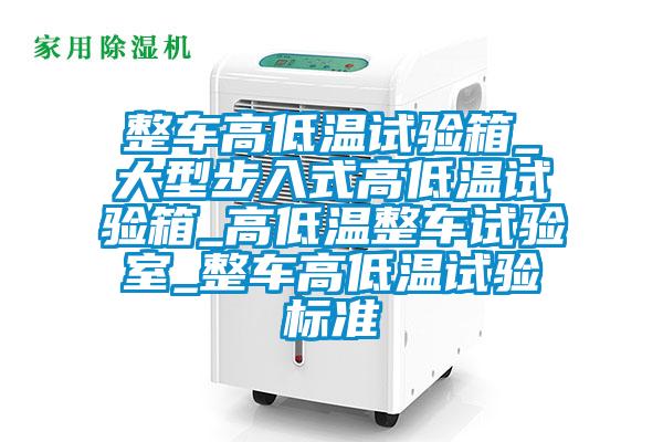 整車高低溫試驗(yàn)箱_大型步入式高低溫試驗(yàn)箱_高低溫整車試驗(yàn)室_整車高低溫試驗(yàn)標(biāo)準(zhǔn)