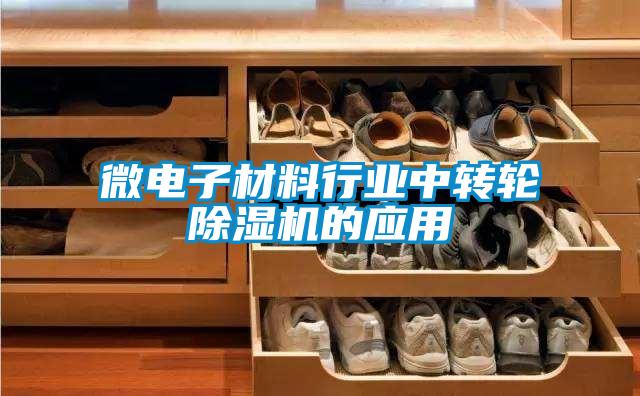 微電子材料行業(yè)中轉(zhuǎn)輪除濕機的應(yīng)用