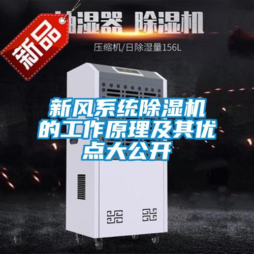 新風(fēng)系統(tǒng)除濕機(jī)的工作原理及其優(yōu)點大公開