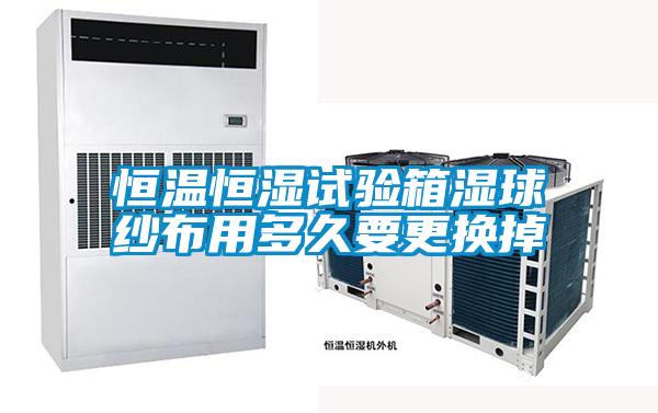 恒溫恒濕試驗(yàn)箱濕球紗布用多久要更換掉