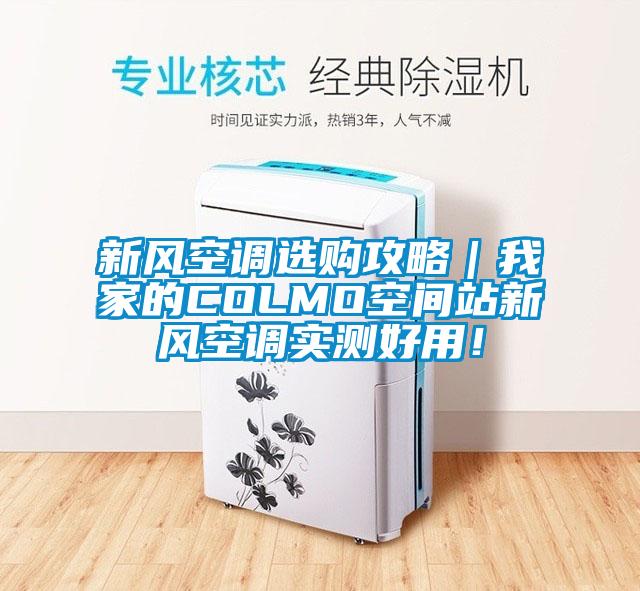 新風(fēng)空調(diào)選購攻略｜我家的COLMO空間站新風(fēng)空調(diào)實測好用！