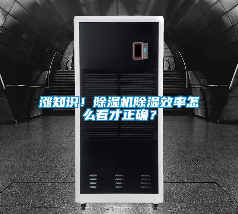漲知識！除濕機(jī)除濕效率怎么看才正確？
