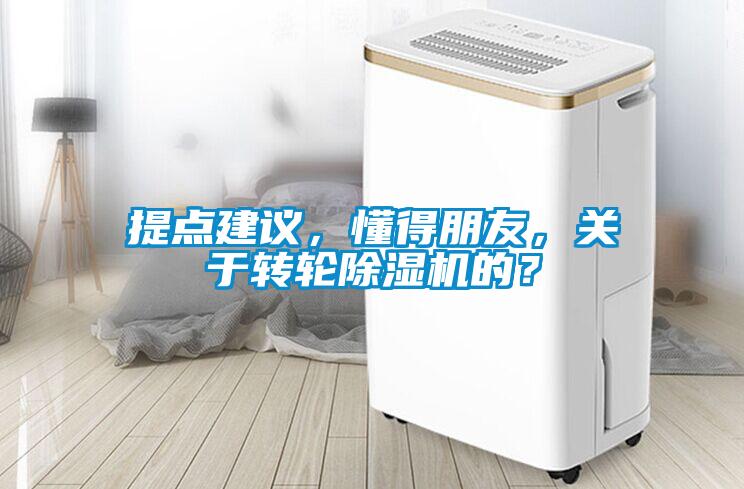 提點建議，懂得朋友，關于轉(zhuǎn)輪除濕機的？