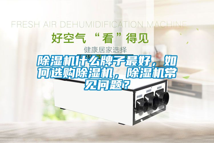 除濕機(jī)什么牌子最好，如何選購(gòu)除濕機(jī)，除濕機(jī)常見(jiàn)問(wèn)題？
