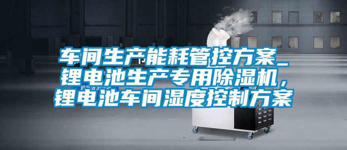 車間生產(chǎn)能耗管控方案_鋰電池生產(chǎn)專用除濕機，鋰電池車間濕度控制方案