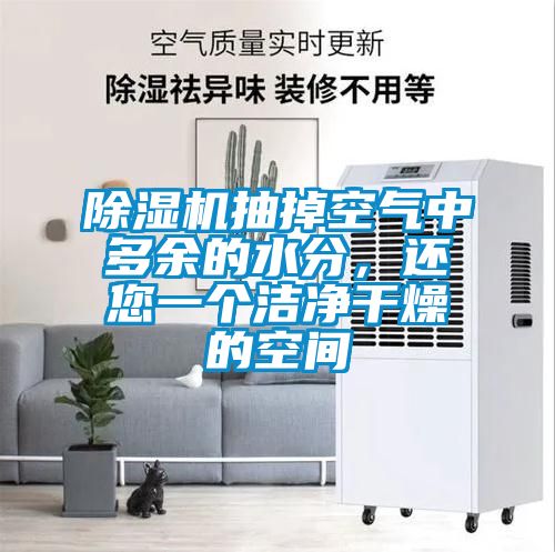 除濕機抽掉空氣中多余的水分，還您一個潔凈干燥的空間