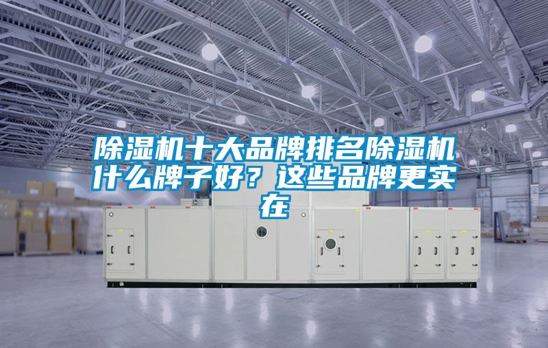 除濕機十大品牌排名除濕機什么牌子好？這些品牌更實在
