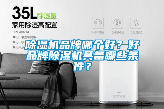 除濕機品牌哪個好？好品牌除濕機具備哪些條件？