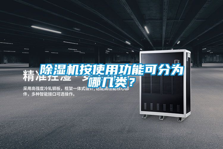 除濕機按使用功能可分為哪幾類？