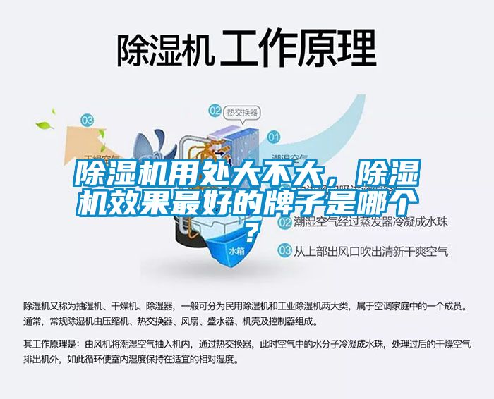 除濕機用處大不大，除濕機效果最好的牌子是哪個？